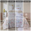 Ensemble de courtepointe réversible 3 pièces Iris Blush Woodland Animals 100 % coton pour lit double/queen-16881804