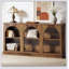 Table d'appoint rustique, table d'entrée pratique, console