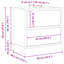 Bathroom Basin Cabinet With Drawers Sonoma Oak 60X34.5X60 Cm-353904931-353904941