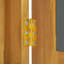 Armoire à miroir en bois de teck massif 11,8 po x 3,9 po x 15,7 po