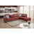 Red Faux Leather
