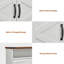 Armoire à pharmacie murale avec tablettes réglables, portes de grange doubles et tiroir amovible - Armoire de rangement rustique pour salle de bain, salle de bain, cuisine, couloir-1152963128