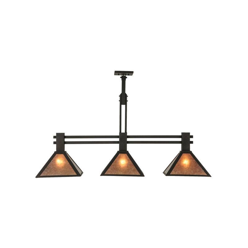 Rustic Lodge 3 - Light Pendant, 28" H x 45" W x 11.5" D