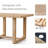 Trell 5-Piece 48"W Rectangular Dining Table Set-252724662
