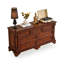 Armoire d'appoint en bois massif brun noisette