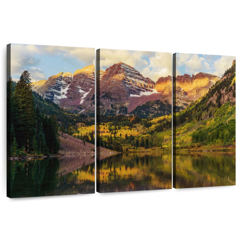 Alvord Maroon Bells Landscape, 48" H x 74" W