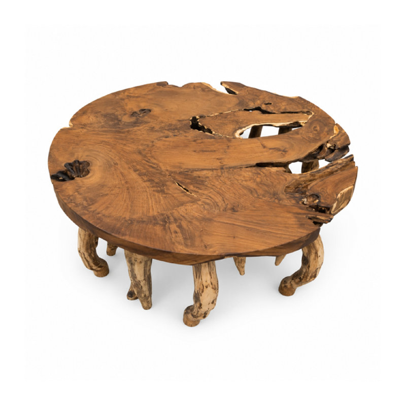 Table basse en teck unique