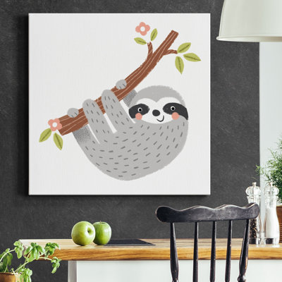 Paresseux gris - impression sur toile tendue