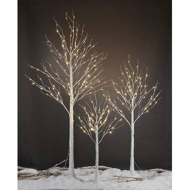 48 Brown Lighted Willow Falling Branches, Warm White LED