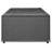 vidaXL Sunlounger Cover Black Polyethylene Large UV-resistant