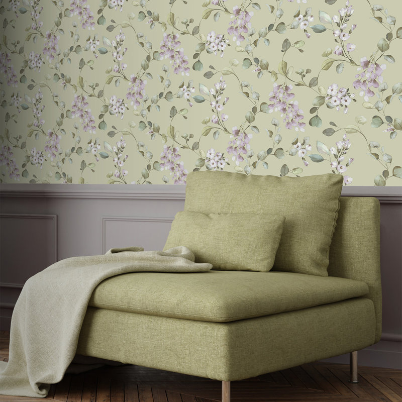 10.05m x 53cm Matte Wallpaper Roll, Green