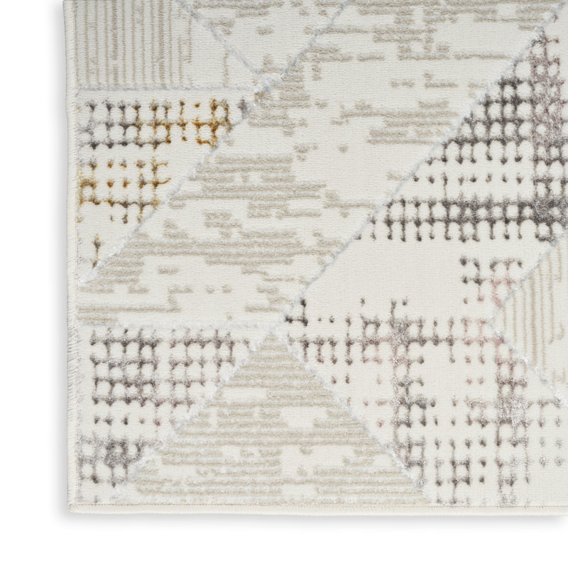 Swader Geometric Area Rug, Runner 69 x 229cm