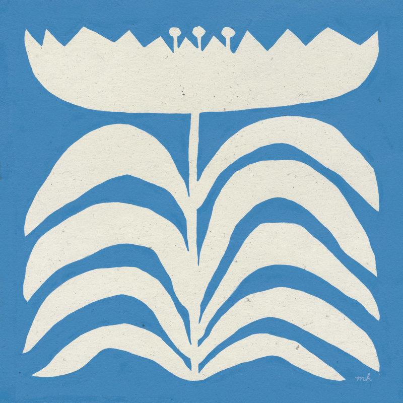 Delighted II - bleu, H 12 po x l 12 po