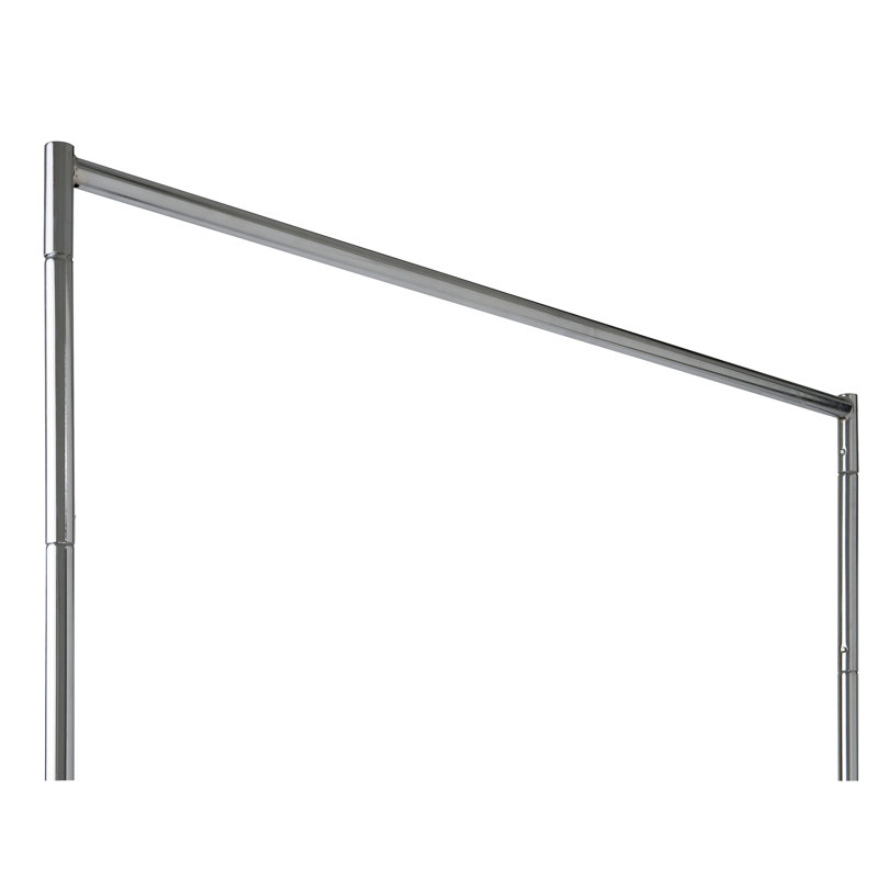 12'' Metal Rolling Industrial Pipe Clothing Rack