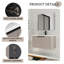 Meuble-lavabo mural simple 36 po avec plateau en résine-1519960723
