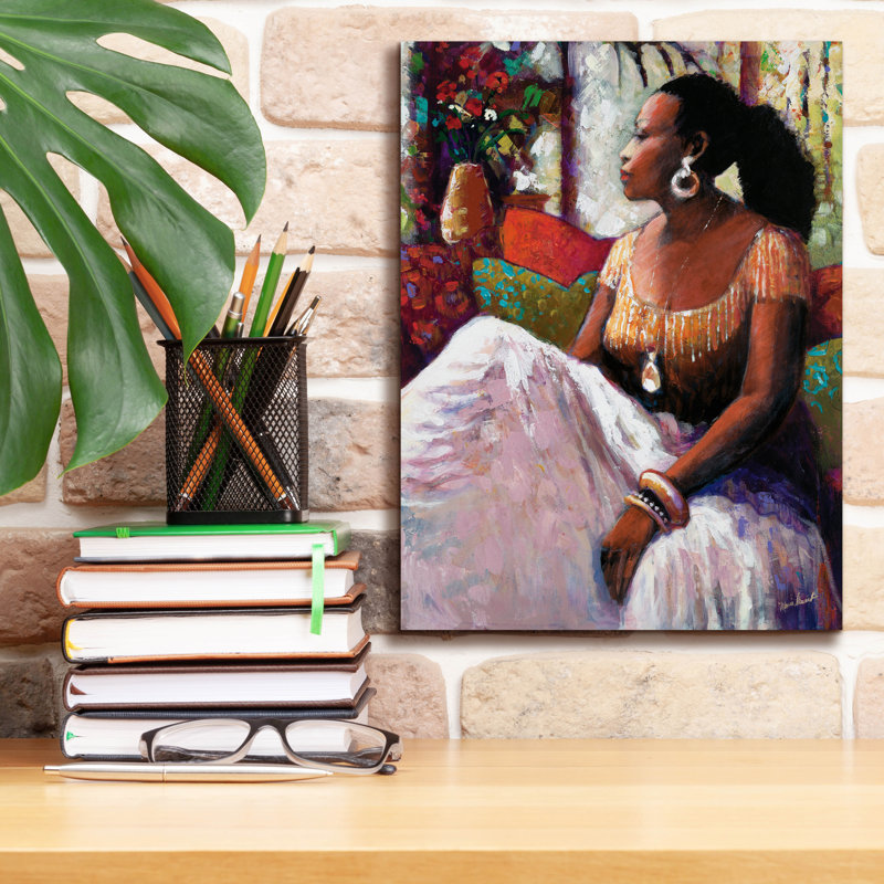 «Peaceful Moment» par Monica Stewart, H 16 po x l 12 po x P 0,75 po