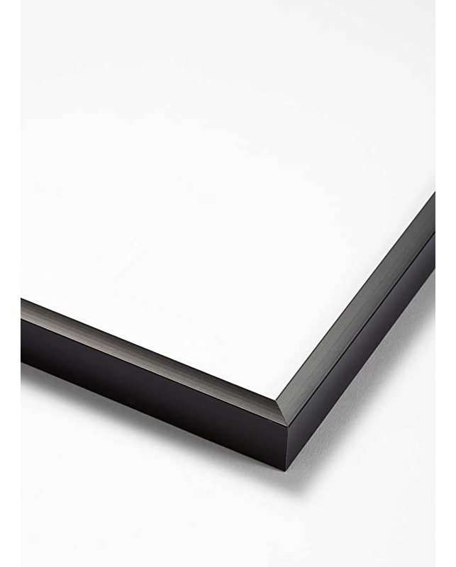 Cadre photo en aluminium Kingwin, Noir