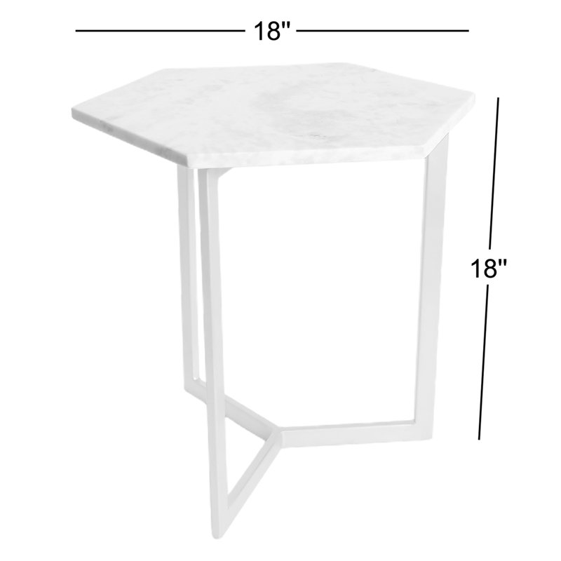 Table de bout avec plateau Finian, gris, Laiton antique