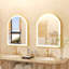 Indira Aluminium Arch Wall Mirror
