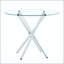 Table de salle à manger ronde en verre avec pieds argentés en forme d'anneau-970492761