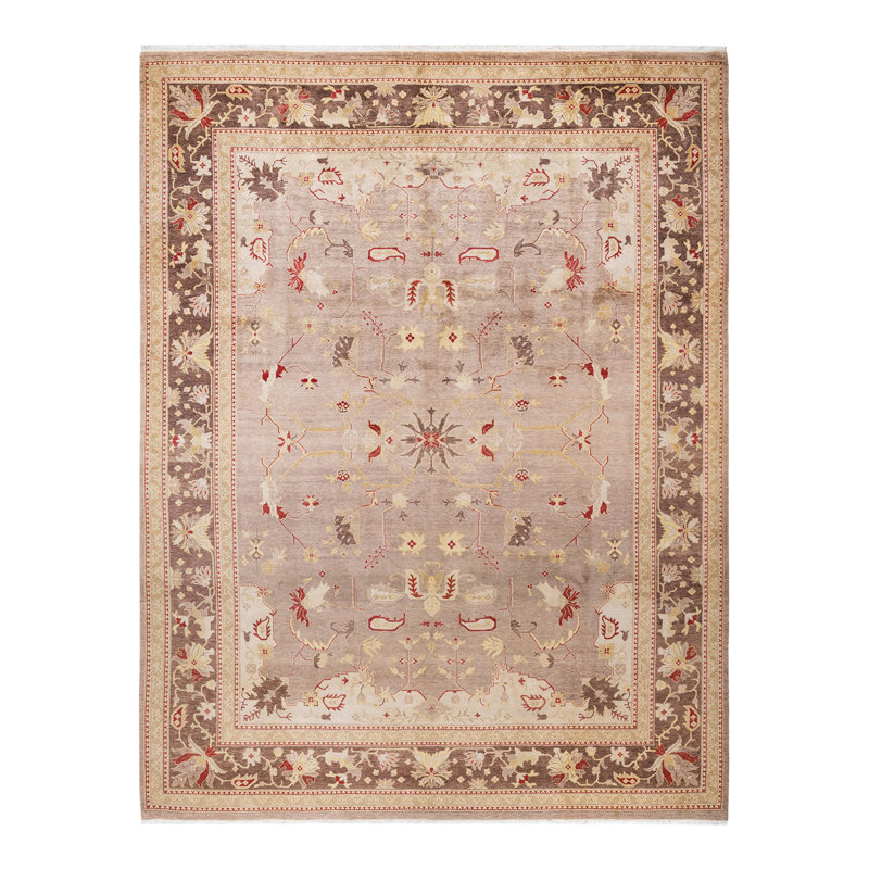 Artisan Eclectic Wool Rug 9'4" x 12'2" - Beige Blend