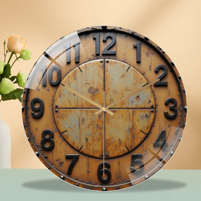 Horloge murale rétro 12 po