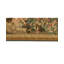 Hand-Knotted High-Quality Cream and Green Runner