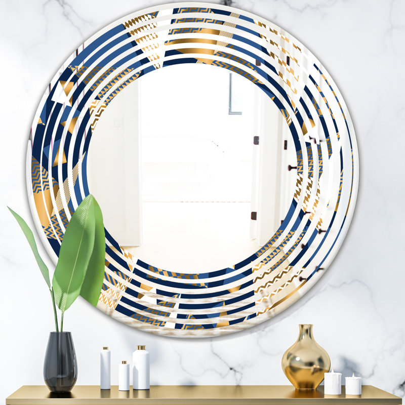 Miroir mural Cubes Wave, 31,5 po x 31,5 po
