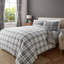Kelso Check Reversible Duvet Cover Set-119568608-119568612