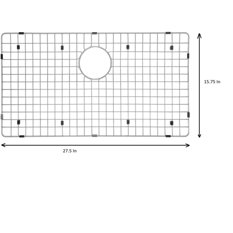 Grille d'évier 27,5 "x 15,75"