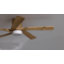  5 pales en bois massif pour plafond encastré en rotin tissé avec moteur à courant continu et télécommande-1573586370-1573586393