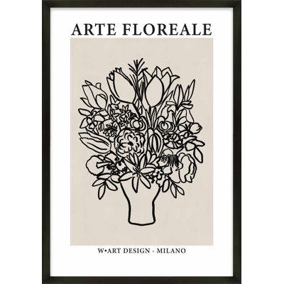 Arte Floreale 1 Print by Romina Gadler