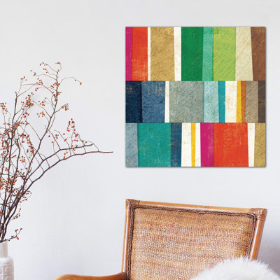 Colorful Abstract by Michael Mullan - Wrapped Canvas Print