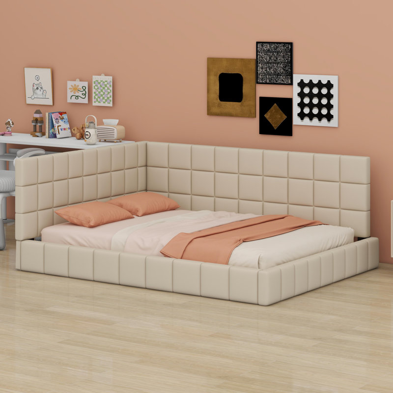 Upholstered Daybed, Beige