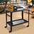 36''×18''Portable Welding Table with Holes with Wheels on Top