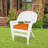 White Wicker Chair With Orange Cushion-2029405153-2029405154