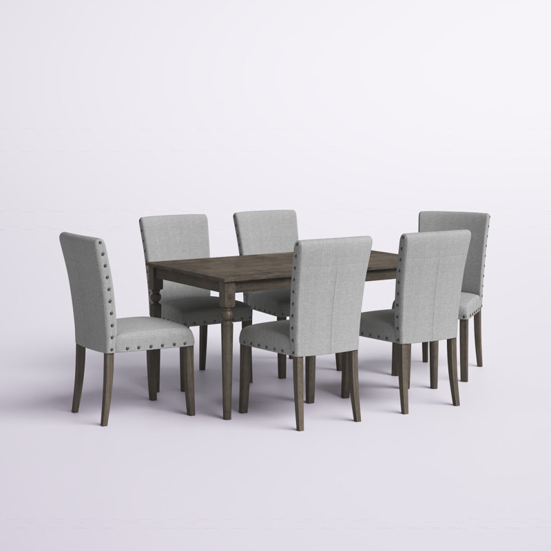 Alixandria 6 - Person Four Leg Dining Set