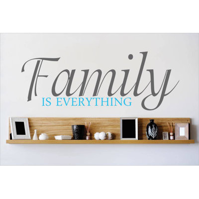 Text & Numbers Wall Decal