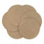 Napperon rond en jute naturelle