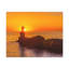 Soleil, phare, coucher de soleil, forêt, art floral, photographie sur toile