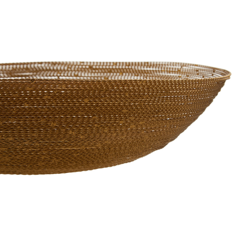 Dunnigan Metal Decorative Bowl 1, Brass
