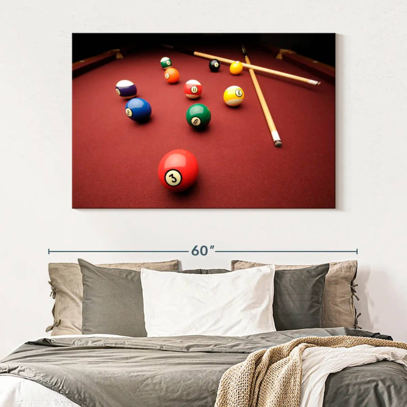 Senne Game Of Pool, 34'' H x 51'' W