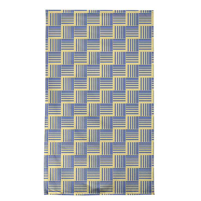 Jaya Tea Towel Kitchen Towel, Violet/Yellow, Cotton Twill