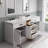 Darricka 72'' Double Bathroom Vanity with Marble Top-133985175