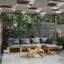 Ensemble de patio 6 pièces avec coussins en bois d'acacia massif-1687319651-1611665932