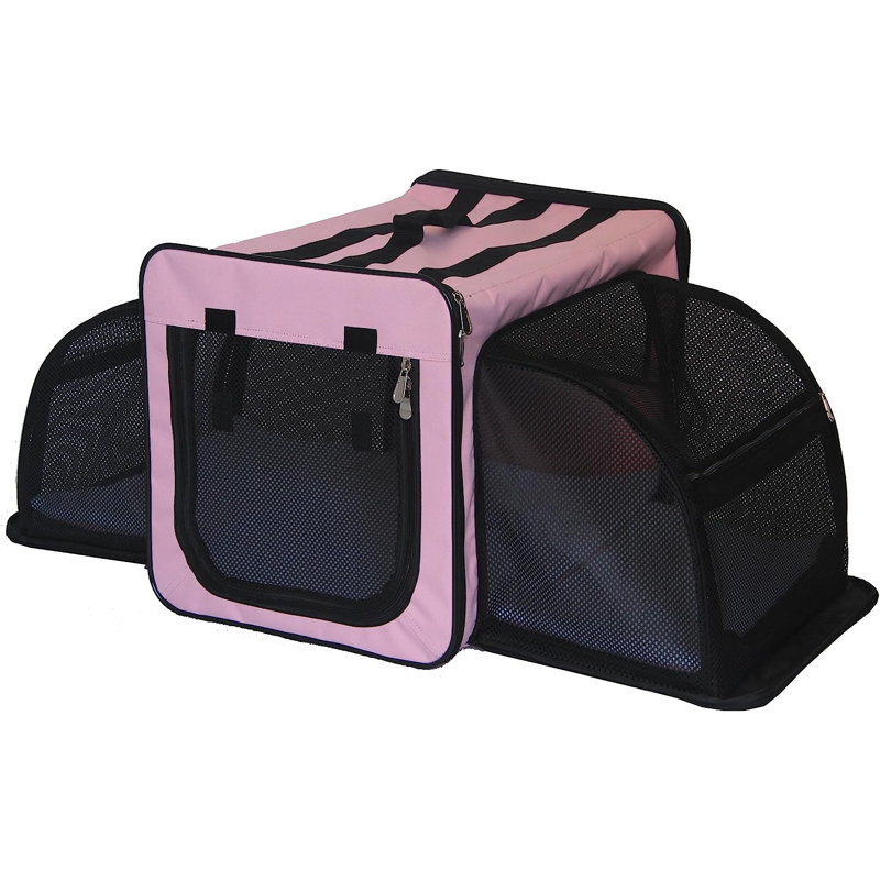 Cage pour chien Capacie Pet Capac, Moyen (H 20,5 po x l 20,5 po x P 27,5 po), Rose
