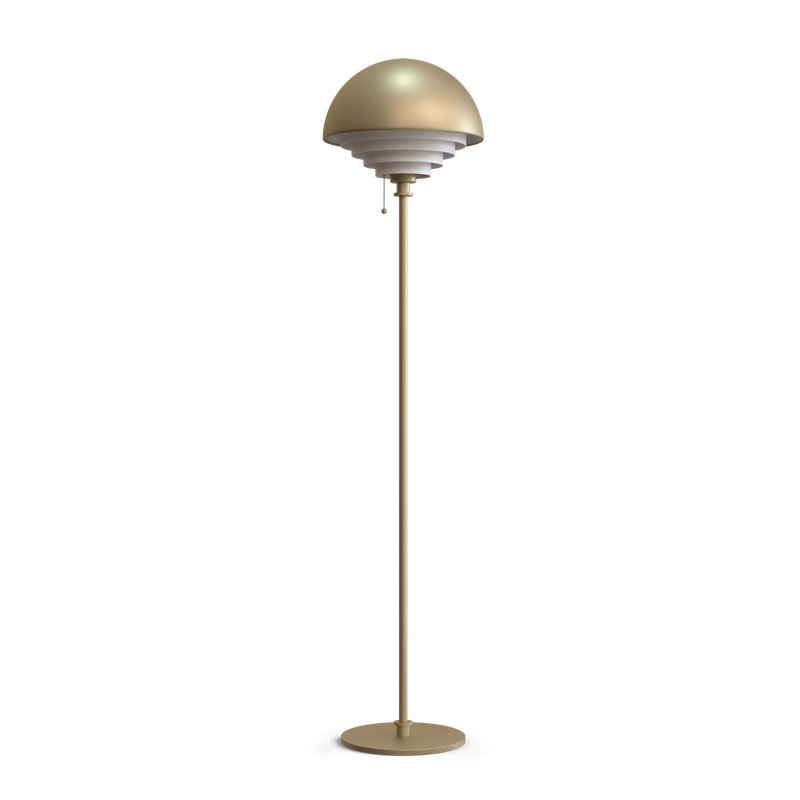 Motown Metal Buffet Lamp, Brass