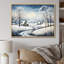 «Countryside Snowy Minimalisme Winter V», impression sur toile encadrée-1851097405-1851097406
