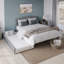 Lit plateforme en bois massif avec lit gigogne Elliana-189448751-189448785