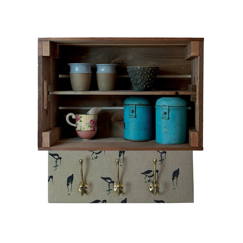 Bessie 2 Piece Solid Wood Accent Shelf